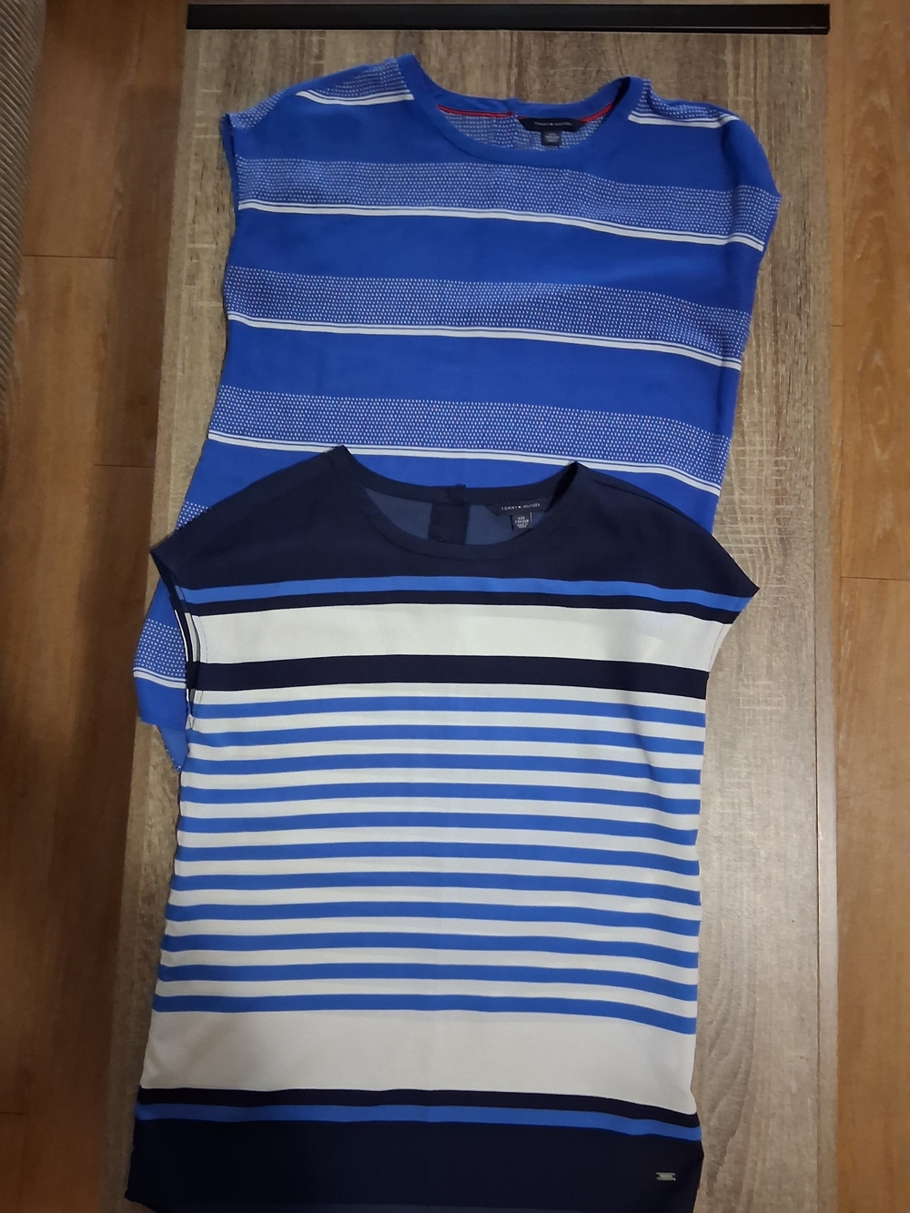Tommy Hilfiger  Bundle Navy, Royal Blue & White Striped Top. Pants.